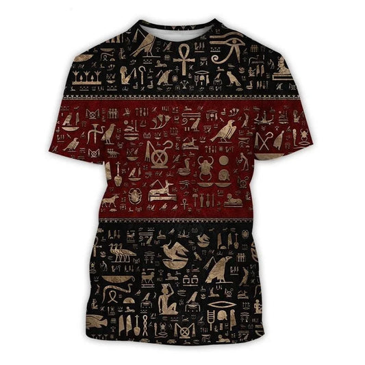 Pharaoh Anubis 3D Print T-Shirt