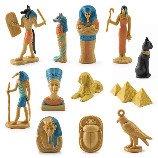12PCS Simulation Ancient Egypt Model Ornaments