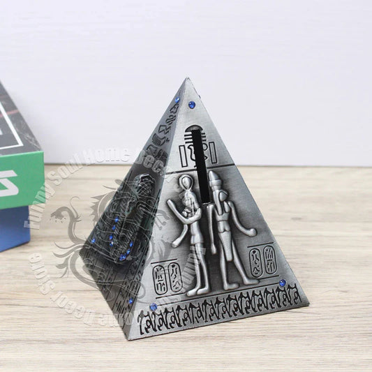 Metal Pyramid Coin Bank